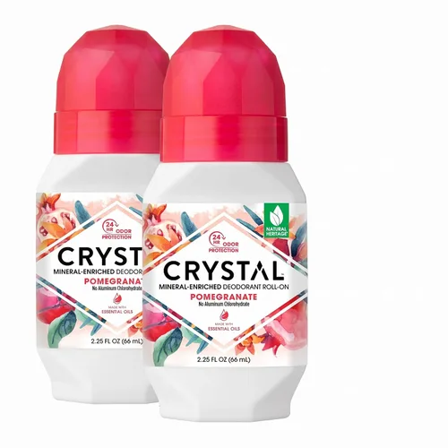 Vista 8 de Crystal Mineral Desodorante Roll-On, lavanda y té blanco, morado, 2.25 onzas líquidas
