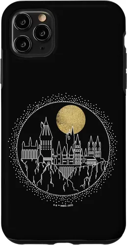 Vista 13 de Funda para iPhone 15 Pro Harry Potter Hogwarts Line Art