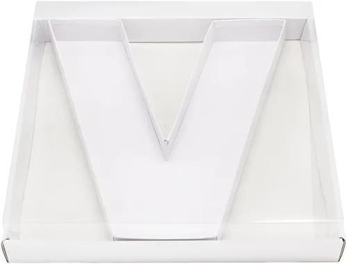 Vista 16 de WENPACK 2025 - Caja de regalo de cartón con forma de tapa transparente (negro, tapa graduada)