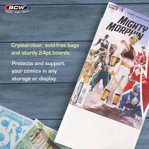 Vista 5 de BCW Current - Bolsas y tableros de cómics resellables prefabricados, fundas modernas para cómics (paquete de 50)