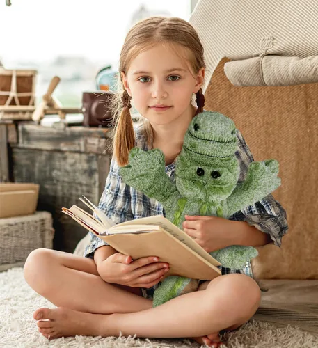 Vista 7 de Puzzled DolliBu - Animal de peluche grande y súper suave, lindos animales de peluche realistas para niñas, niños y adultos, regalos de animales