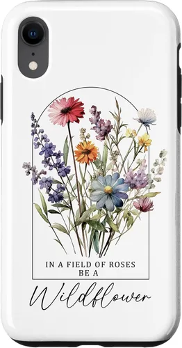 Vista 9 de Funda para iPhone 12 mini In A Field Of Roses Be A Wildflower Vintage Flower & Quotes Case