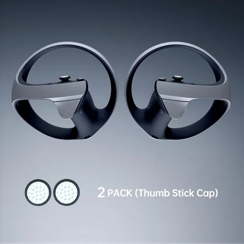Vista 5 de TATAVR Funda protectora de silicona para casco PS VR2, piel protectora de lente compatible con gafas PS VR 2, fácil de instalar, corte preciso