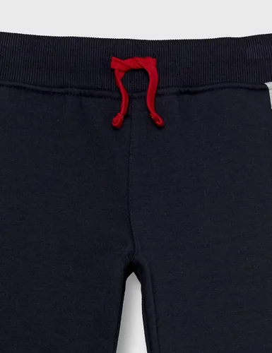 Vista 4 de Nautica Boys' Basic Fleece Jogger Sweatpants, Elastic Waistband with Drawstring Closure, Super Soft Cotton-Blend