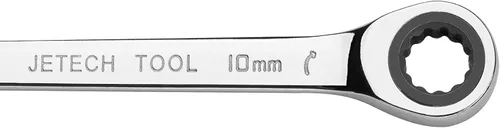 Vista 4 de Jetech Llave de trinquete de doble extremo de caja de 0.315 in x 0.394 in, llave métrica de trinquete de 72 dientes, llave de engranaje resistente