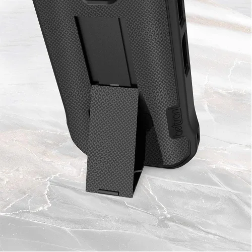 Vista 9 de BELTRON DuraForce Ultra 5G UW - Funda con clip, resistente con clip giratorio para cinturón para Kyocera DuraForce Ultra 5G E7110 (Verizon). Negro
