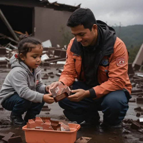 Vista 6 de Suministro de alimentos de emergencia - Ración de supervivencia de chocolate - 20 años de vida útil - 1 día