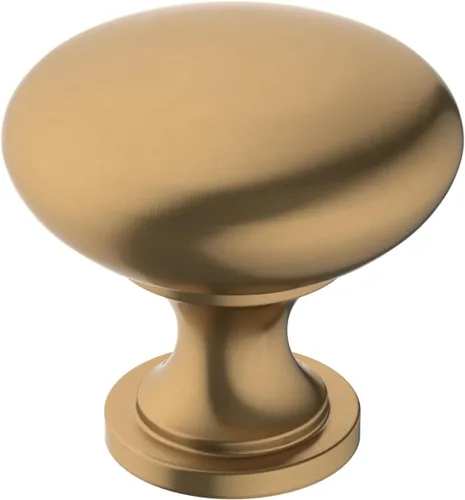 Vista 16 de Amerock Perilla redonda Edona de plata antigua de 1-1/4" para gabinete