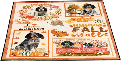 Vista 9 de Doggie of the Day Bluetick Coonhound - Tapete para perros - Día de la Independencia del 4 de julio - El mejor tapete para perro - Decoración