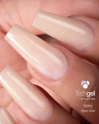Vista 2 de Techgel Organic Nails MARFIL 2 oz
