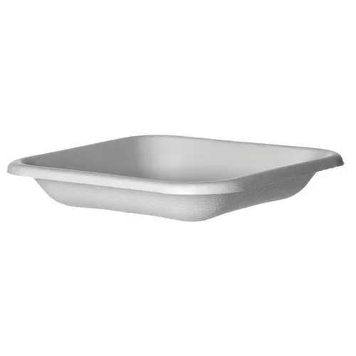 Vista 5 de Eco-Products - Contenedores compostables de 5 pulgadas para llevar, tapas de cúpula verde transparente, caja de 400, se adapta a cajas cuadradas