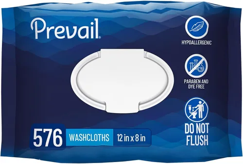 Vista 6 de Prevail Soft Pack - Toallitas de incontinencia unisex para adultos, toallitas desechables para adultos para hombres y mujeres, 12 x 8 pulgadas, 288