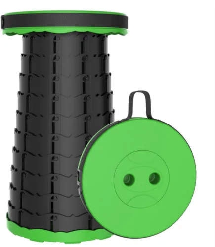 Vista 14 de Taburete plegable plegable portátil retráctil, plegable plegable telescópico plegable para adultos para pesca al aire libre, senderismo, jardinería