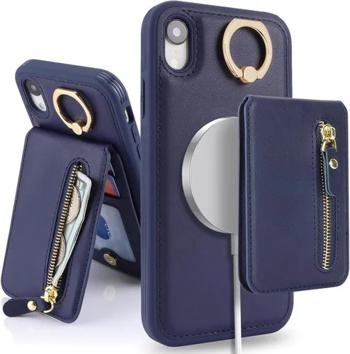 Vista 37 de Funda para iPhone 16 Plus con tarjetero - Negro negro ( A + Black )
