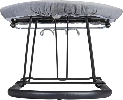 Vista 8 de Household Essentials Tabla de planchar de mesa con soporte para plancha y colgador de puerta Estación de planchado plegable compacta