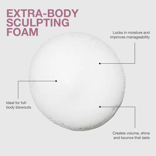 Vista 2 de Paul Mitchell Extra-Body Sculpting Foam, Adds Fullness, Touchable Finish, For Fine Hair