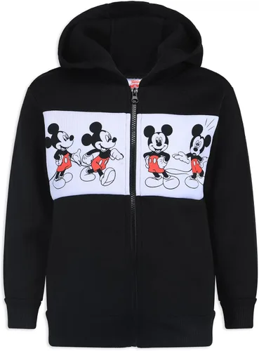 Vista 2 de Disney Mickey Mouse - Paquete de 2 sudaderas con capucha para niños pequeños y pequeños, color grisnegrorojo