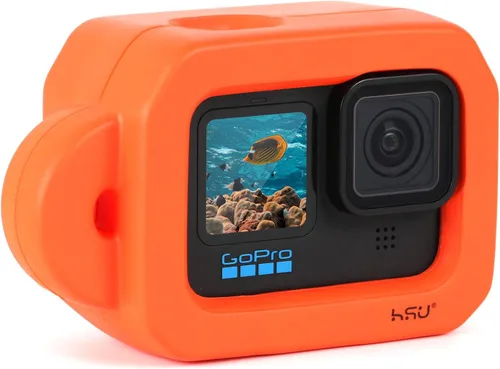 Vista 7 de HSU Windslayer - Carcasa flotante para GoPro Hero 11/10/9, color negro