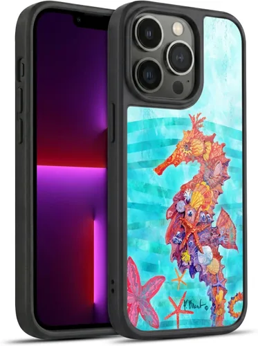 Vista 30 de Head Case Designs Officially Licensed Paul Brent Agate Mermaid Coastal Gel Armor Case [Military Grade Drop Protection] Compatible with Apple iPhone
