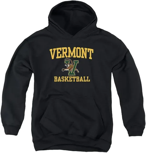 Vista 9 de University Of Vermont Sudadera con capucha oficial de baloncesto para niños y niñas