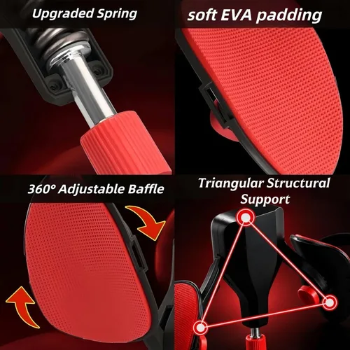 Vista 5 de Entrenador de muslos ajustable Kegel Master Trainer con bandas de resistencia, entrenador de suelo pélvico, muslo y cadera para hombres y mujeres