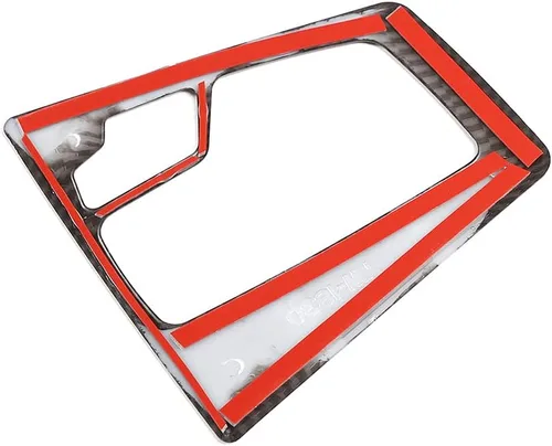 Vista 7 de YIWANG ABS Fibra de carbono coche styling cambio cambio panel decorativo Fram cubierta Trim para BMW X3 E83 2003-2010 mano izquierda accesorios