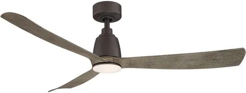 Vista 8 de Fanimation Ventilador de techo Kute de 52 pulgadas para interiores y exteriores con aspas negras