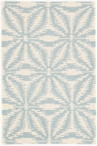 Vista 17 de Dash & Albert Ashmore - Alfombra de lana micro enganchada a múltiples manos, 2 x 3 pies, patrón geométrico multicolor
