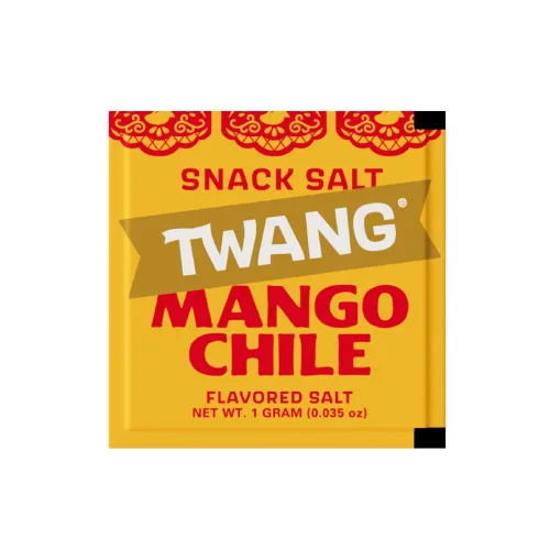 Vista 4 de Twang erz Snack Topping, chile de mango, paquetes de 0.04 oz (paquete de 200)