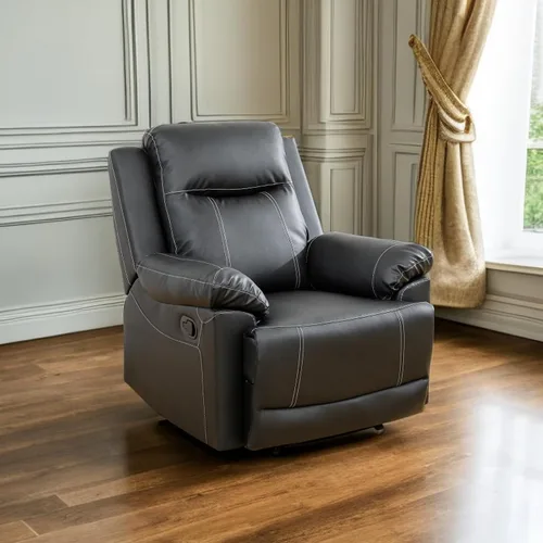 Vista 20 de A Ainehome Sofá reclinable de lujo, juego de muebles de sala de estar, sofá reclinable para caravana, sofá biplaza reclinable, para sala de estar