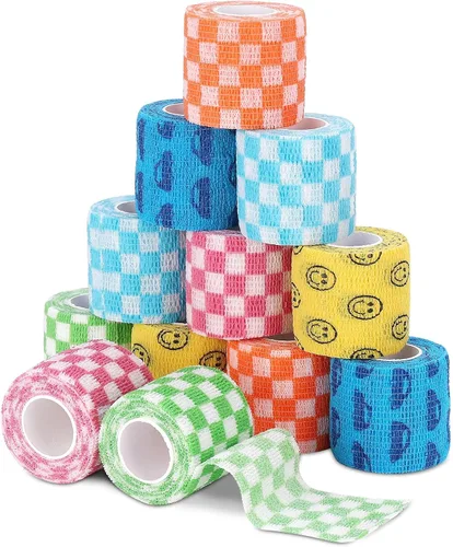 Vista 10 de Vet Wrap Vendaje Autoadherente Vendaje Cohesivo Cinta Multifunción para Perros Gatos Caballos Pájaros Animales No Tejida Cinta Deportiva Fuerte