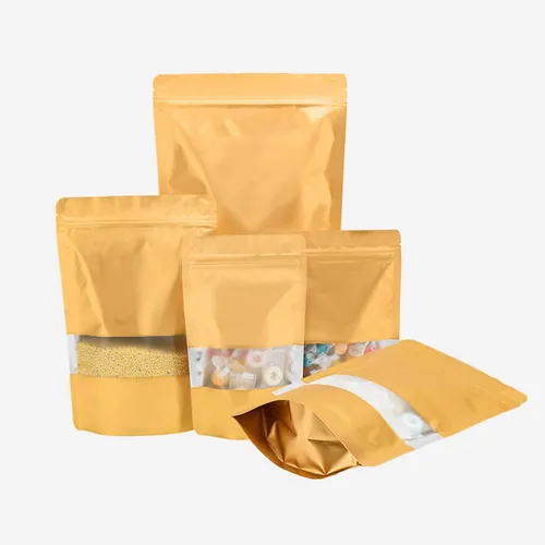 Vista 14 de 100 bolsas a prueba de olores de 4 pulgadas, bolsas resellables con ventana transparente, bolsa de papel de aluminio, bolsas sellables para embalaje