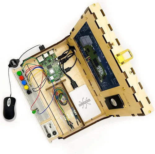 Vista 8 de Piper Kit de computadora: galardonado, aprendizaje STEAM, con Raspberry Pi, codificación de arrastrar y soltar, StoryMode, juegos, Python