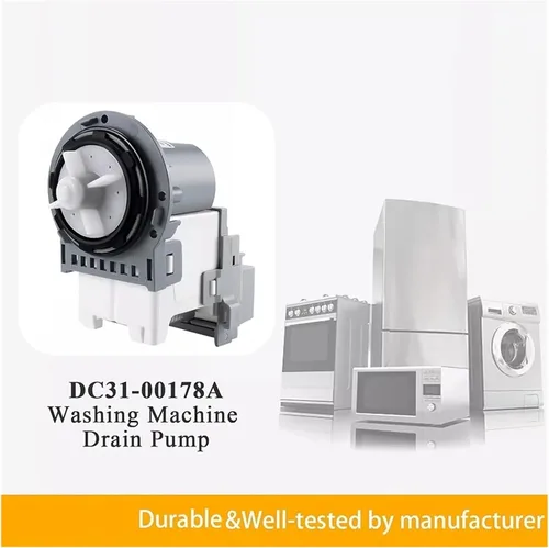 Vista 2 de DC31-00178A DC31-00187A Washing Machine Drain Pump Motor ， Compatible For Samsung ，DC31-00178D B35-3A,Washing Machine Replaces