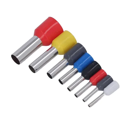 Vista 2 de FTVOGUE Kit de prensado de virola de 1200 piezas, terminales de alambre de cobre negro, engarzado de tornillo y terminales de tornillo