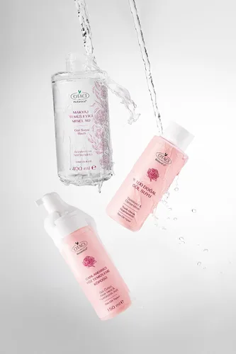 Vista 3 de OTACI Rose Passion - Espuma limpiadora facial, 100% natural, rosa de damasco y aloe vera, lavado facial vegano para limpieza profunda suave