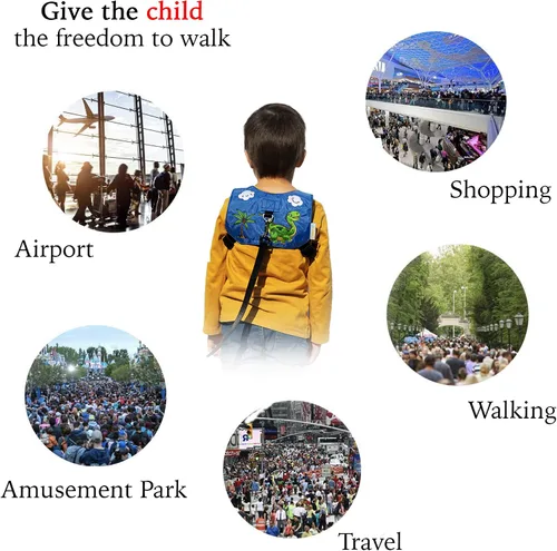 Vista 7 de HappyVk Arnés de correa para niños pequeños
