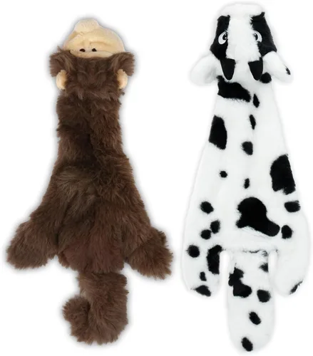 Vista 50 de Best Pet Supplies Juguetes chirriantes para perros con tela suave y duradera para mascotas pequeñas, medianas y grandes, juguete interactivo