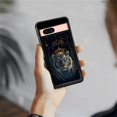 Vista 500 de Compatible con Google Pixel 4A 5G Mobile Case Creative Acrylic Panel trasero Silicona Protección Grip especialmente diseñado para Google Pixel 4A 5G