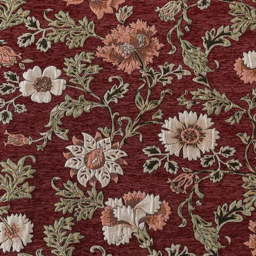 Vista 7 de Loom and Mill Fundas de sofá jacquard floral, funda de sofá de felpilla rústica con ribete de flecos para sofá de 2 a 3 cojines, funda de sofá