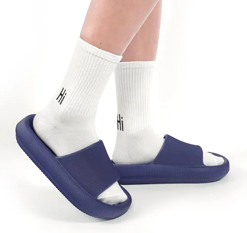 Vista 5 de YONMOTTO Sandalias de burbujas para mujeres y hombres, divertidas sandalias de masaje con correa, cómodas pantuflas de nube, zapatos de spa