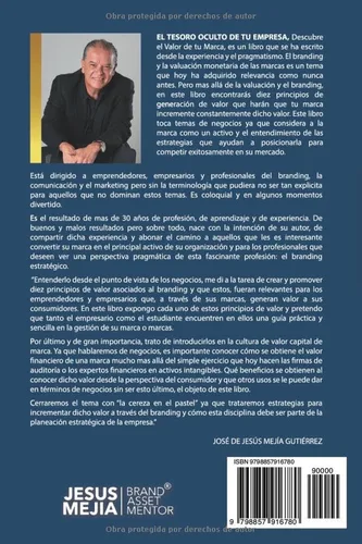 Vista 2 de EL TESORO OCULTO DE TU EMPRESA DESCUBRE EL VALOR DE TU MARCA (Spanish Edition)