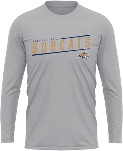 Vista 24 de Camisa deportiva de manga larga oficial de la NCAA Collegiate para hombre, colección de carbón elegante Universidad Estatal de Arizona/W/Sleek/Ls
