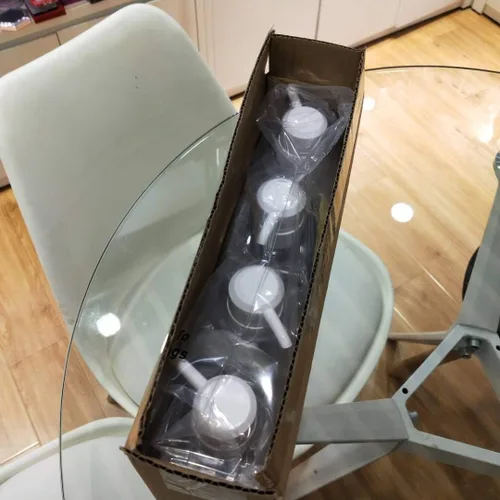 Vista 3 de Botellas de plástico vacías cuadradas de champú, acondicionador, loción de jabón recargable, sin BPA para gel corporal, hidratante, crema facial