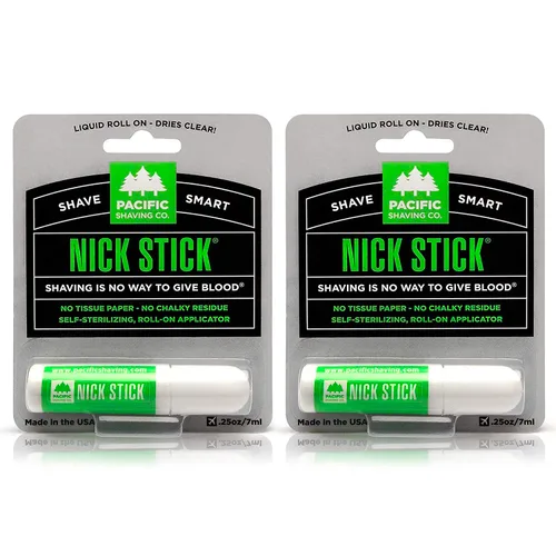 Vista 10 de Pacific Shaving Company Nick Stick - A Shave Essential - Pone Nicks en su lugar - Aplicador líquido roll-on, se seca transparente, con vitamina E