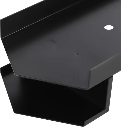 Vista 6 de Kit de reparación de postes de valla de 6 x 6 pulgadas, soporte para poste de valla de anclaje resistente, doble soporte, reparación de madera