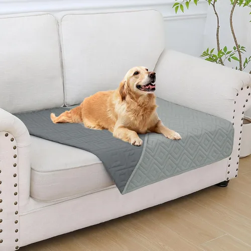Vista 94 de hyha Manta impermeable para perros, funda suave para cama de perro, mantas para mascotas, funda impermeable para sofá y sillón para perros lavable