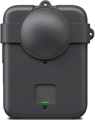 Vista 5 de Para accesorios DJI OSMO 360, funda de silicona + tapa de lente + funda protectora con cordón compatible con cámara de acción DJI OSMO 360