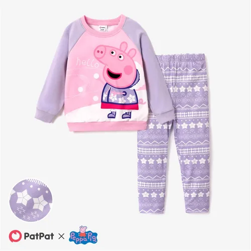 Vista 2 de Peppa Conjunto de 2 piezas de 2 a 6 años de cerdo para niñas pequeñas