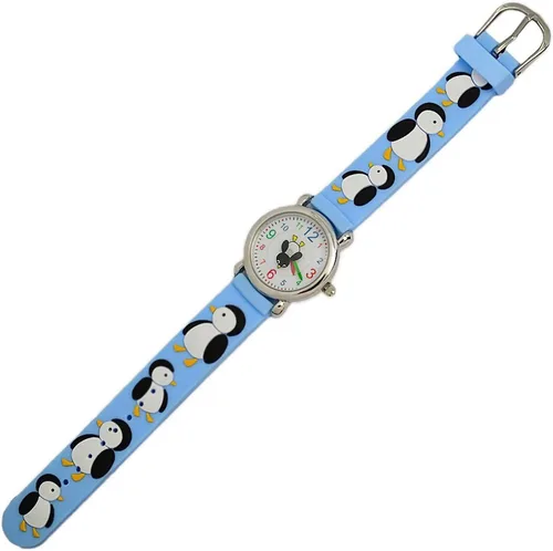 Vista 4 de Jewtme Lindos relojes para niños pequeños de 3 a 8 años, reloj analógico de dibujos animados con banda de silicona 3D para niñas y niños pequeños